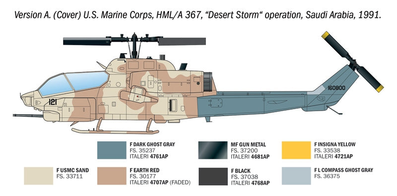 Italeri 90160 AH-1W Super Cobra 1/72