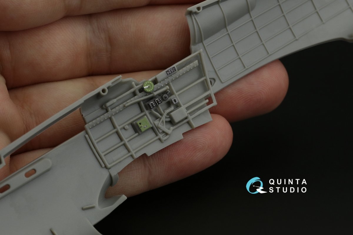 Quinta Studio QD48272 P-40B 3D-Printed &amp;amp; coloured Interior on decal paper (Airfix) 1/48 – immagine 12