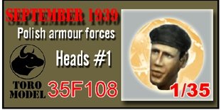 ToRo Modèle 35F108 Septembre 1939 - Forces blindées polonaises - Têtes 1/35 – image 2