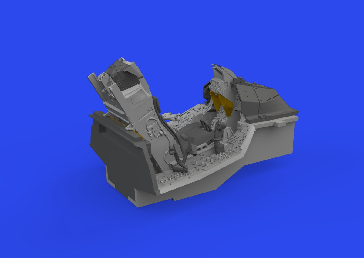 Maquette Eduard 648972 F-16C Block 52 (jusqu&amp;#39;en 1996) - Cockpit - Modèle imprimé Kinetic au 1/48 – image 5