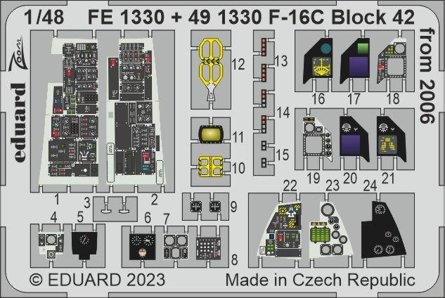 Eduard BIG49366 F-16C Block 42 from 2006 KINETIC MODEL 1/48 – immagine 5