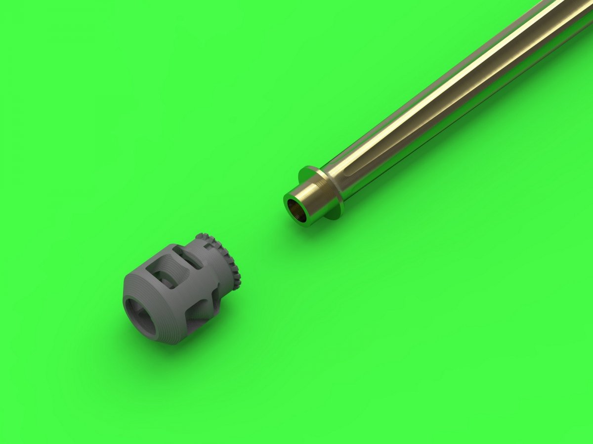 Master GM-35-012 ATK Mk 44 (Bushmaster II) 30mm gun barrel - used on KTO Rosomak and other vehicles (1pc) 1/35 – zdjęcie 3