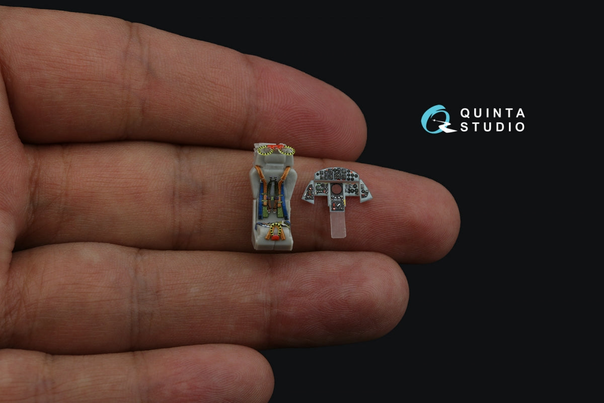 Quinta Studio QD72100 F-104G 3D-Printed &amp;amp; coloured Interior on decal paper (Hasegawa) 1/72 – Bild 11