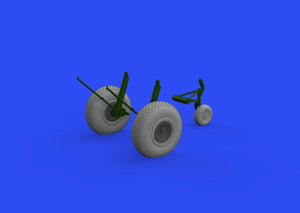 Eduard 648643 B-17 wheels block tread HK Models 1/48 – zdjęcie 3