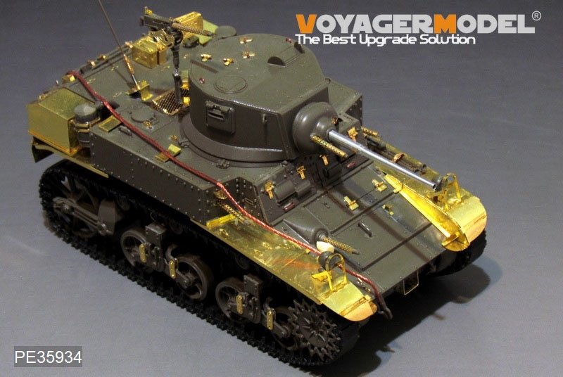 Voyager Model PE35934 WWII US M3 Stuart light tank basic For TAMIYA 35360 1/35 – Bild 3