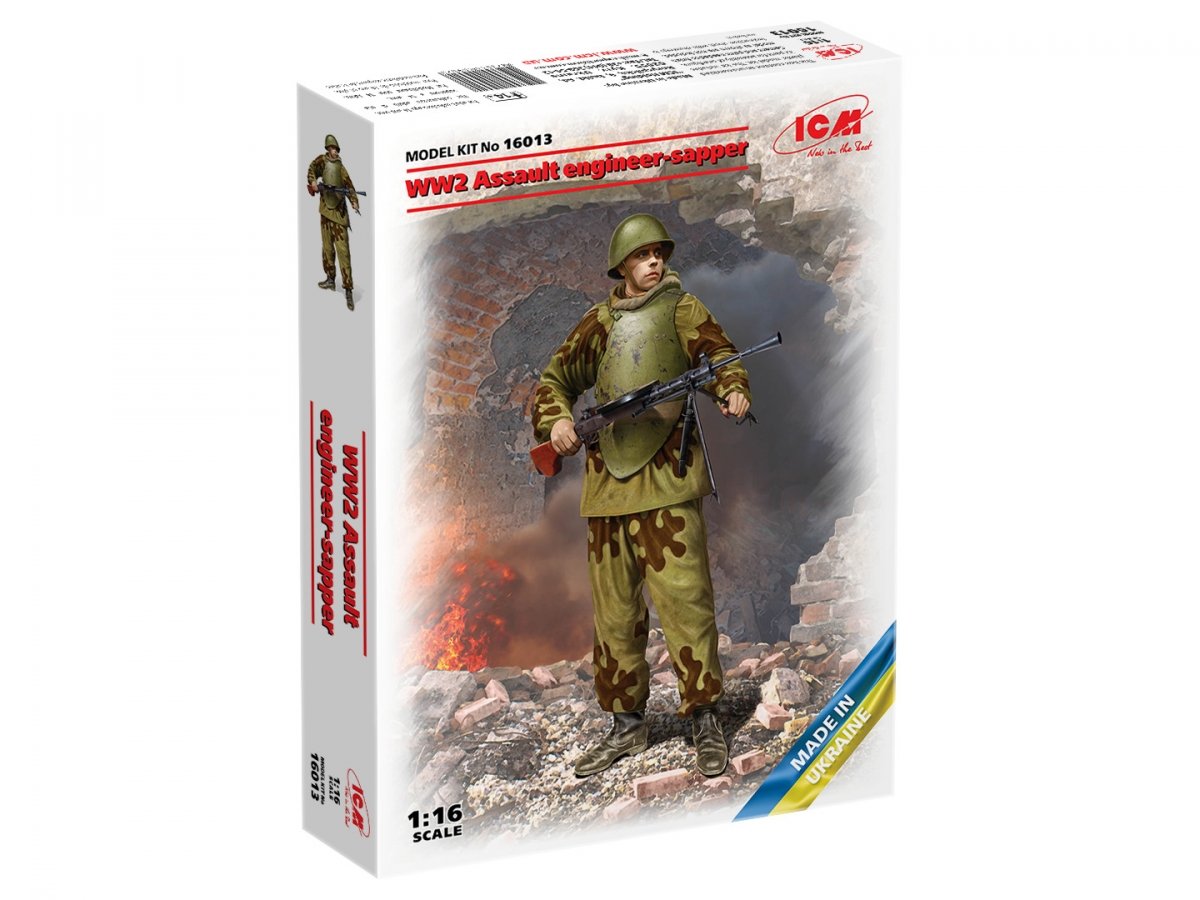 ICM 16013 WW2 Assault engineer-sapper 1/16 – immagine 2
