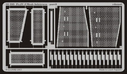 Eduard 35595 maille Schurzen Pz. IV Ausf. J 1/35 Tamiya  – image 4