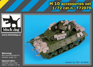 Black Dog T72079 M-10 accessories set for UM model 1/72 – immagine 2