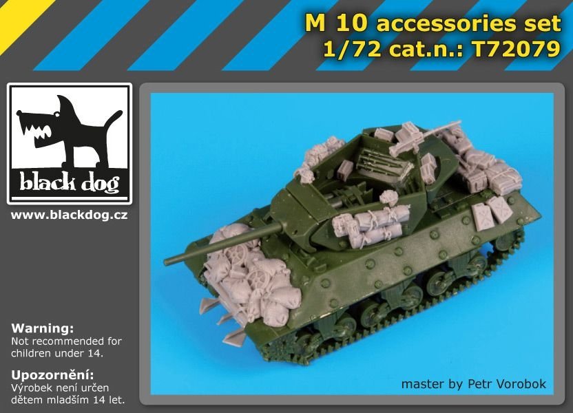 Black Dog T72079 M-10 accessories set for UM model 1/72 – immagine 2