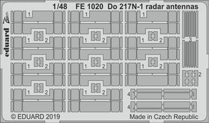 Antennes radar Eduard FE1020 Do 217N-1 1/48 ICM