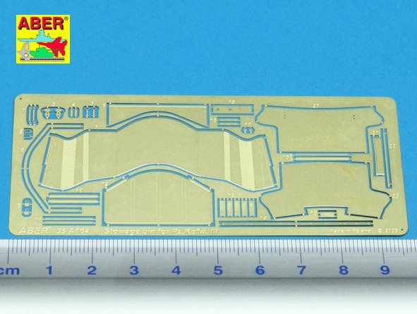 Aber 35A104 Turret stowage bin for Pz.Kpfw. III 1/35 – zdjęcie 2