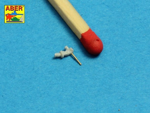 Aber 700 L-36 Set of 20 pcs 37 mm /54 Breda gun barrels for Italian Navy ships 1/700 – Bild 6