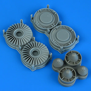 Quickboost QB49240 S-3 Viking detailed fan &amp;amp; exhaust turbine for italeri/esci 1/48