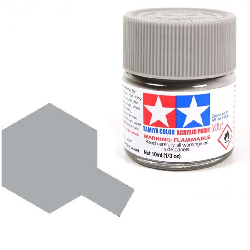 Tamiya XF16 Flat Aluminum (81716) Acrylic paint 10ml