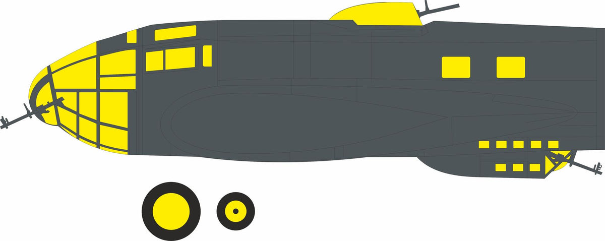 Eduard JX357 Heinkel He-111 P-1 - Mask Set for REVELL 1/32