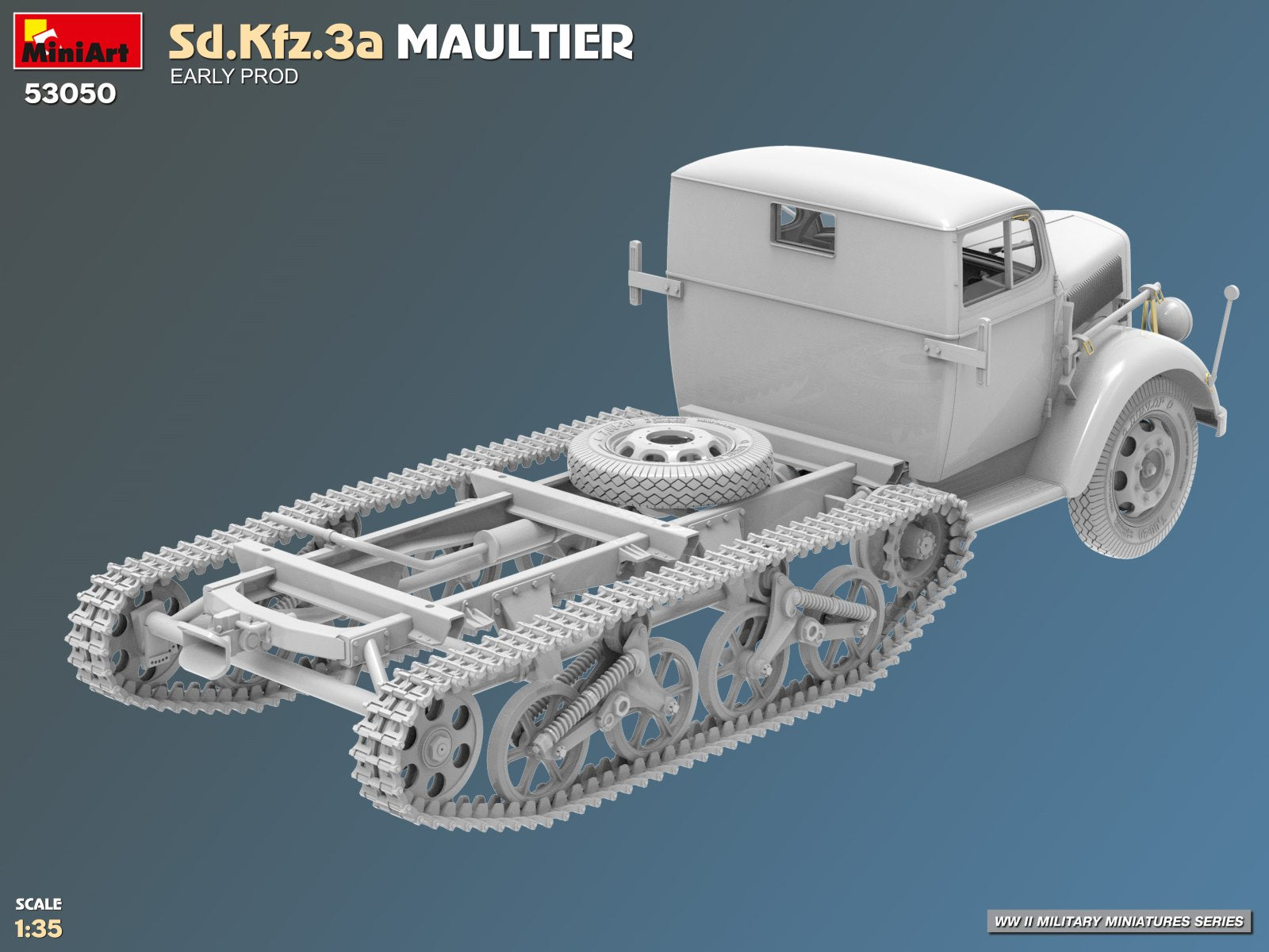 53050 Sd.Kfz.3a Maultier. Early Prod 1/35 – image 12