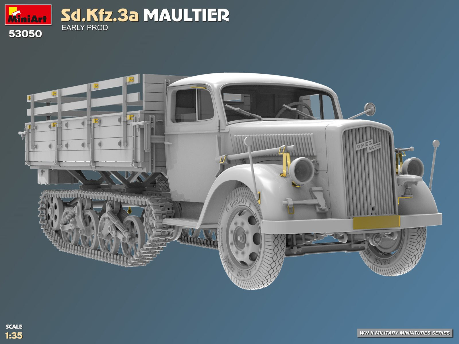 53050 Sd.Kfz.3a Maultier. Early Prod 1/35 – image 11