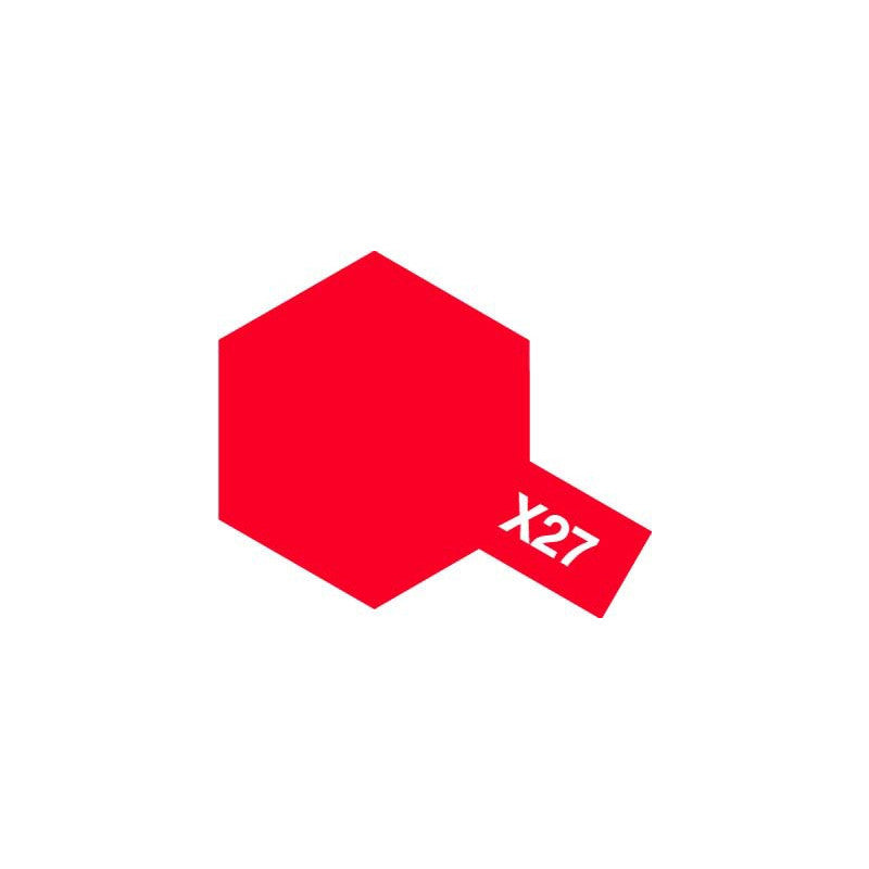 Tamiya X27 Clear Red (81527) Acrylic paint 10ml – Bild 3