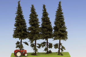 Model Scene SK152 Spruce With Short Trunk 14/16cm (4pcs)