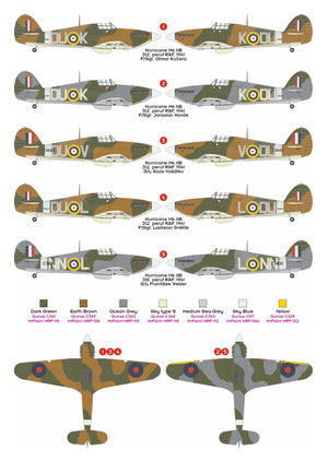 Omask 23051 Hurricane Mk.IIb Masks (for 32MN002) 1/32 – Bild 2