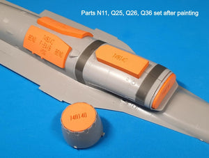 Omask 748140 1/48 Mitsubishi F-2A/F-2B Wheel Bay Plugs (for Hasegawa) 1/48 – Bild 3