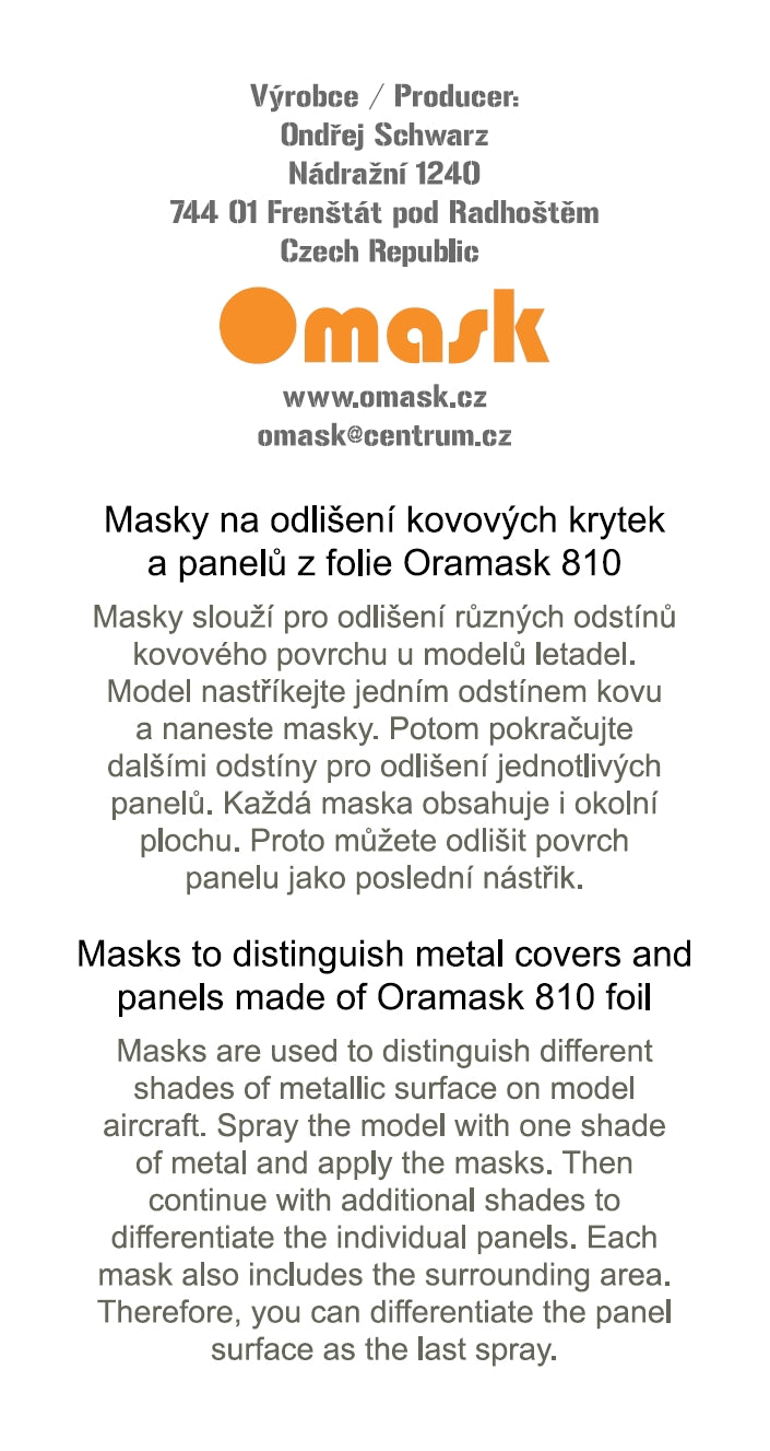 Omask 14013 F-86F-30 masks for panels (Hasegawa) 1/48 – Bild 3