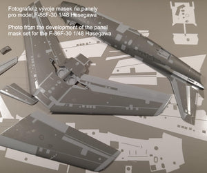 Omask 14013 F-86F-30 masks for panels (Hasegawa) 1/48 – Bild 5