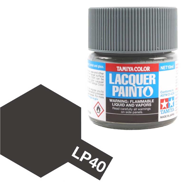 Tamiya 82140 LP-40 Metallic black 10ml